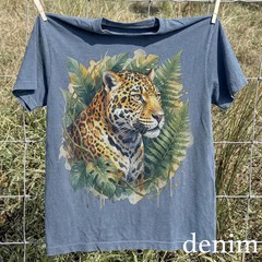 Jaguar Wildlife Jungle Graphic Comfort Tee Big Cat Animal Nature