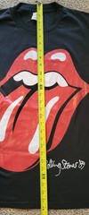 Vintage Rolling Stones Shirt XL Black Steel Wheels Tour 1989 USA