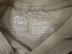 Coors Cowboy Shirt Adult XL Beer Promo Horse Bucking Bronco Western Beige Cotton