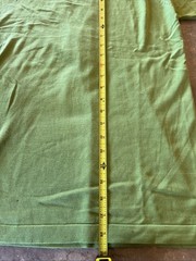 Bachrach Silk Blend Shirt Mens 2XL Green Lightweight Stretch Casual Crewneck