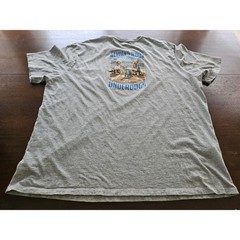 Tommy Bahama Graphic T-Shirt Mens XXXL Gray Always Root For The Underdogs Pocket