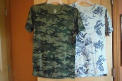 George Men’s printed Tee Camo/ Gray Snake, XS=39-32, S=34-36,M=38-40, NWT