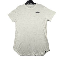 Nike Air Jordan Retro 1 Embroidered Wing Logo White T-shirt Mens Medium