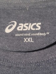 ASICS Men’s Sound Mind Sound Body Athletic T-Shirt Heather Grey Training Gym Tee