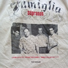 Famiglia THE SOPRANOS T SHIRT TV SHOW TONY SILVIO PAULIE Christopher Any size