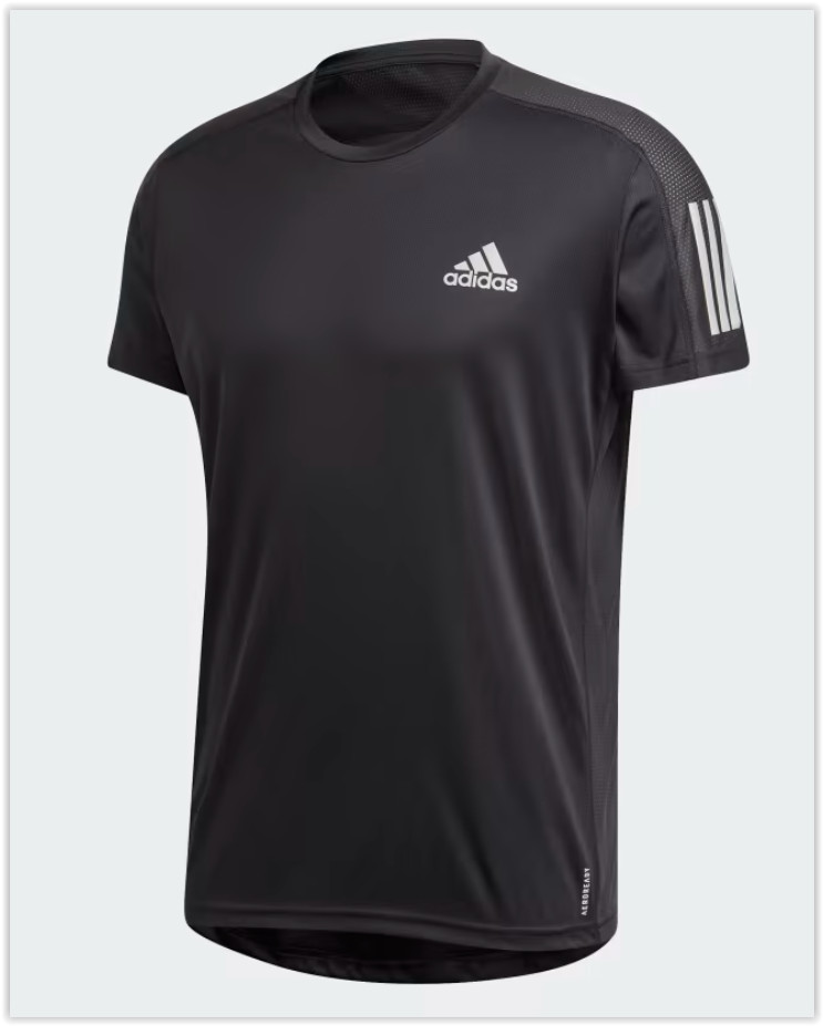 NWT SEALED Adidas OWN THE RUN Training Running Black Jersey T-Shirt FS9799 XL