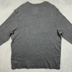 NEW APT.9 Premier Flex Mens 2XL T-Shirt Henley Gray Knit Long Sleeve Lightweight