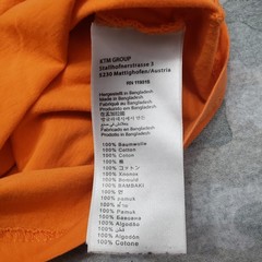 KTM Ready To Race Shirt Mens Medium Orange Short Sleeve