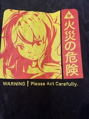 Official 2020 RWBY Yang Fire Hazzard Dark Heathered T Shirt Size M