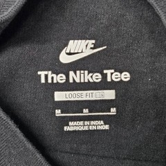 Nike T-Shirt Mens M Black Cherub Angel Rose Just Do It Swoosh Loose Fit Tee