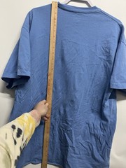 Finish Line Athletics FNL365 T Shirt Blue Cotton Men’s 2XL Top Crew *loose hem*