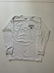 Calabasas Aquatic Staff City Lifeguard Swimming White Graphic L/S T-Shirt Sz. M