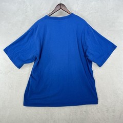 Vintage Pluma Shirt Mens XL Blue Heavyweight Cotton Crewneck Solid Blank Tee 90s