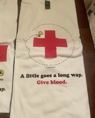 Peanuts American Red Cross Snoopy T-Shirts 2XL COMPLETE SET OF 4