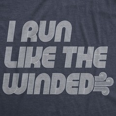 Mens I Run Like The Winded Tshirt Funny Jogging Fitness Tee