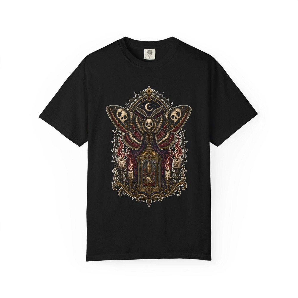 Gothic Moth Reliquary T-Shirt Graphic