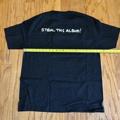 Vintage 2003 Escucha A System Of A Down XL Black Band T-Shirt Steal this Album