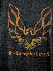GM Firebird Pontiac Trans AM Gray Grey Heather Logo T-shirt XL Cars Show Racing
