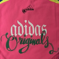 Adidas Mens Size M Pink Blue Green JW0203 Spiders Goalkeeper Loose Jersey Shirt