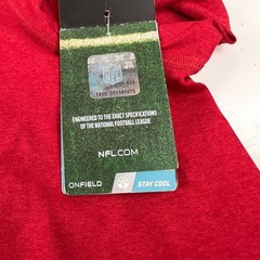 2011 NFL Nike DRI-FIT San Francisco 49ers L Red Short Sleeve On Field Tee L