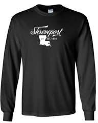 Shreveport Louisiana State T-Shirt Long Sleeve Graphic Tee Unisex apparel Design