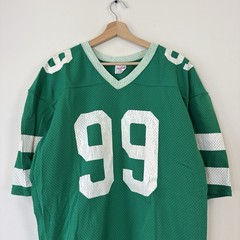 Vintage 80’s Rawlings Green Football 99 Jersey Tee Shirt – XL