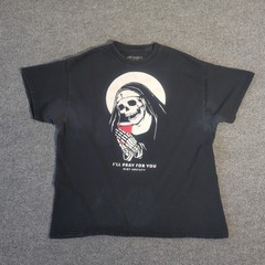 Riot Society “I’ll Pray For You” T-shirt S/S Black Men’s XL (Read)