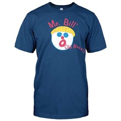 Mr Bill Saturday Night Live ohh nooo!!! adult men T shirt navy blue
