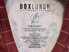 The Flash Barry Allen Soccer Jersey Size XL DC Comics BoxLunch Star Labs
