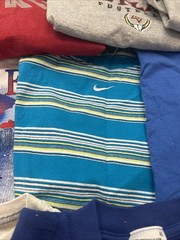 Vintage T Shirt Lot Of 12 Logo Athletics Nike Guess Hilfiger Football Fila Roca