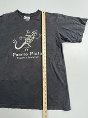 Primitive Island Shirt Mens Large Black Puerto Plata Lizard Graphic Tee Souvenir