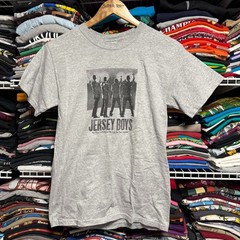 Jersey Boys the story of Frankie valli & the four seasons grey t-shirt