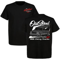 OBS Chevy 454 SS Truck T Shirt, Old Skool Automotive Graphic Tee, Classic Pickup