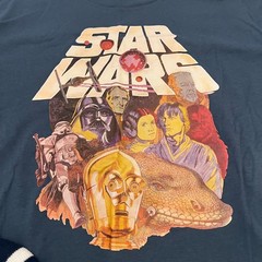 Star Wars Long Sleeve T-Shirt & Beanie Combo Sz M – Blue A New Hope Blue 2 Tone