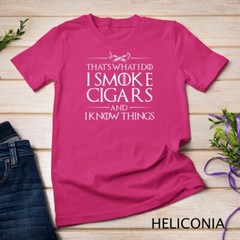 Smoke Cigars Smoker Shirt – Ideal Clever Class Men Gift Unisex T-shirt