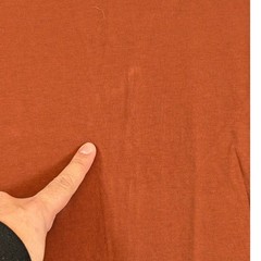 American Giant Supima Cotton T-Shirt Size M Rust Orange Made in USA