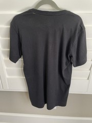Helmut Lang Logo Bar Short Sleeve T-Shirt Black small