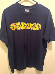 Supreme Black Graphic Logo Preshrunk Cotton Jersey Crew Neck T-Shirt Men’s M