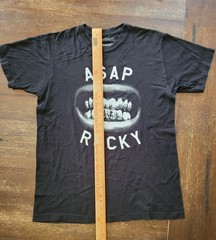 ASAP Rocky Shirt Size Medium Black Grills Teeth Rap Hip Hop Streetwear A$AP