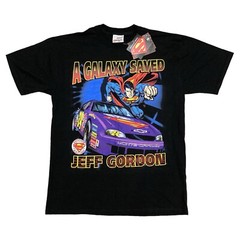 VTG 1999 Jeff Gordon 24 NASCAR Superman Racing A Galaxy Saved T-Shirt L NWT