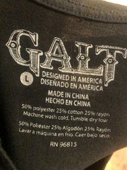 John Galt Freedom It’s Not Free USA Flag Eagle Black T-Shirt Men’s Large