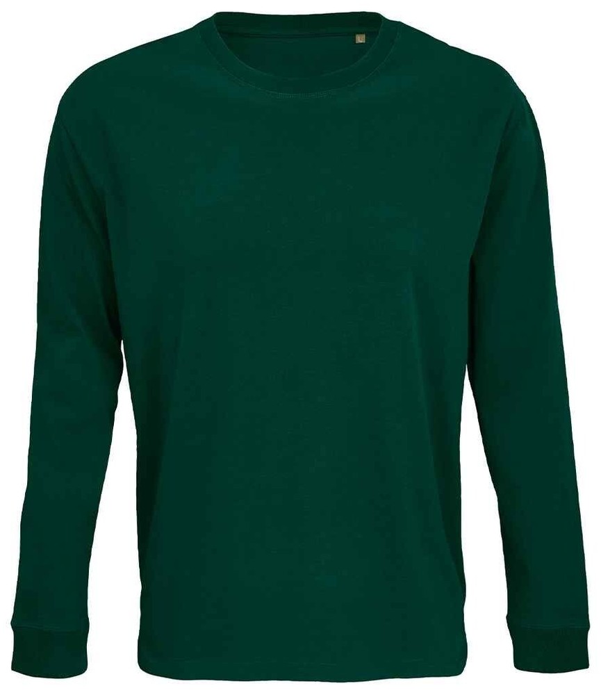SOLS Organic Cotton Pioneer Unisex Long Sleeve Tee T-Shirt XS-4XL