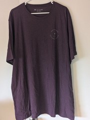 Travis Mathew Men’s Purple Short Sleeve Crew Graphic Logo T-Shirt, XXXL (NWOT)