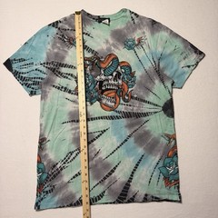 Affliction Black Label Toxic Earth Florida Keys Crystal Wash Y2K Grunge Shirt L