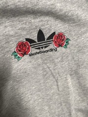 Adidas X Cliche Skateboards – Lucas Puig Collab Climate Fit – Ath Grey Size SM