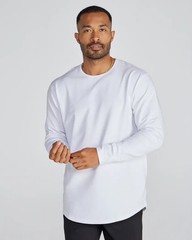 NWT BYLT Premium Basics Drop-Cut BYLT Blend Long Sleeve White Men’s XL