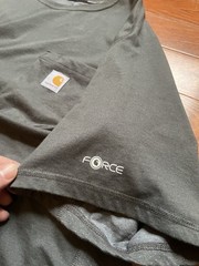 Carhartt Mens Force Relaxed Fit Midweight Short-Sleeve Pocket T-Shirt Carbon XXL