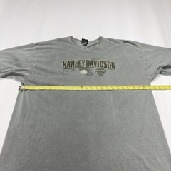 Harley Davidson Tee Shirt Mens 2XL Green Birmingham AL Sloss Furnaces Eagle Y2K