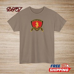 2nd Battalion 3rd Marine Regiment USMC Logo T-Shirt S to 5XL Made In USA