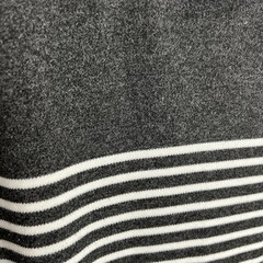 Weiv Los Angeles “Freddie” Men’s M Gray White Striped Long Sleeve Comfy Soft
